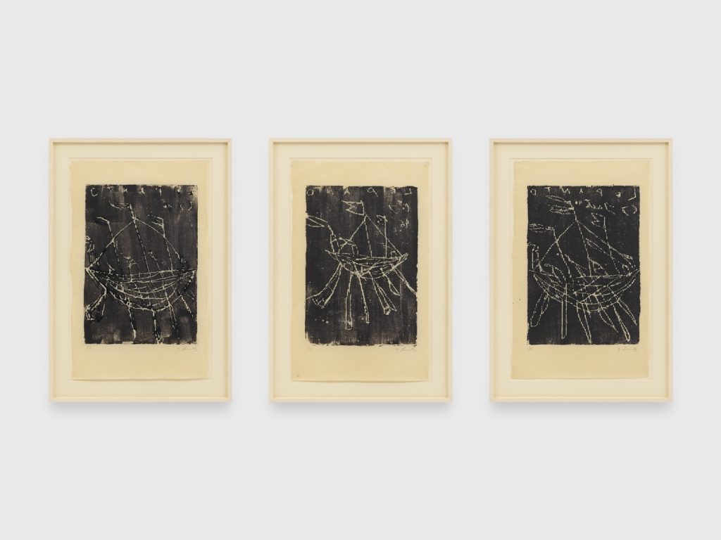 Lepanto I, II, III, de Cy Twombly, de 1996