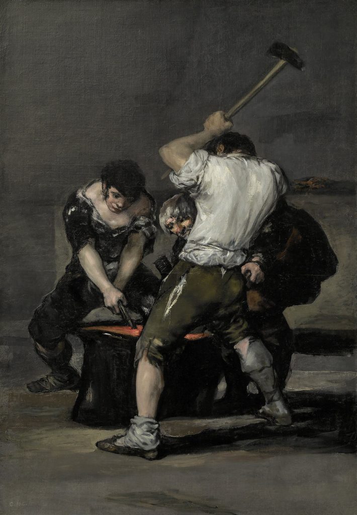 The Forge, de Francisco de Goya.