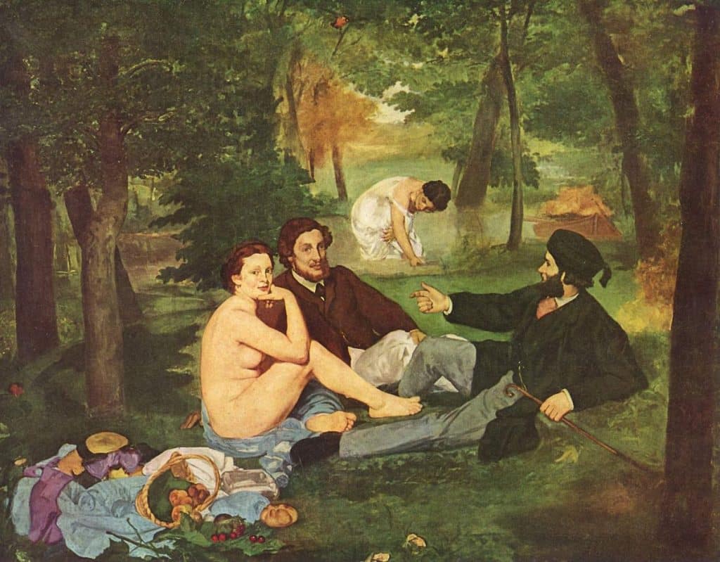 Piquenique na relva, Édouard Manet