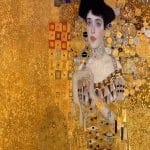 A Dama Dourada ou Retrato de Adele Bloch-Bauer, de Gustav Klimt, um dos trabalhos roubados dos judeus pelos nazistas durante a Segunda Guerra Mundial.