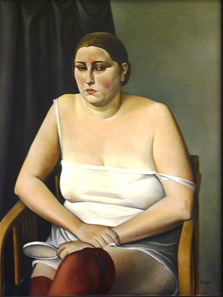 Semi-nua II, 1926, Alexander Kanoldt,, exposição Alemanha nos anos 1920.